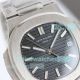 Swiss Clone OMF Patek Philippe Nautilus Black Face Cal.324SC Stainless Steel Men's Watch (2)_th.jpg
